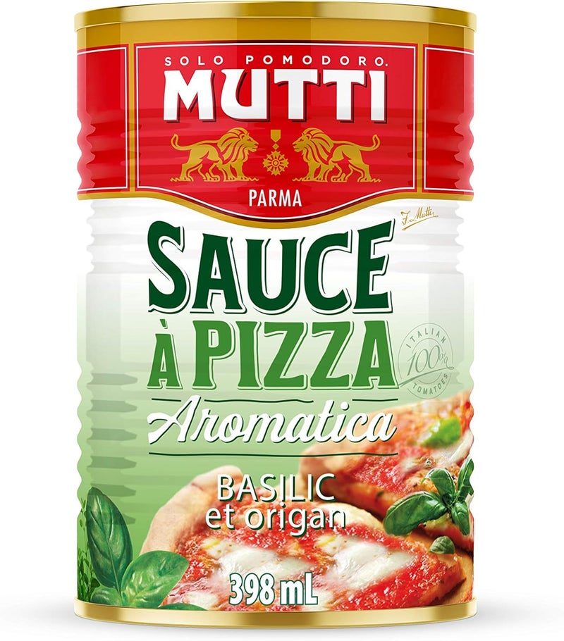 Mutti Pizza Sauce with Basil & Oregano, 14 oz - Vegan & Gluten Free - Image 1